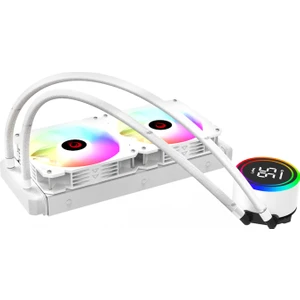 Helıos C15 Beyaz 240MM LGA1700/AM5 Soket Sıvı Soğutmalı Cpu Fan Sıcaklık Göstergeli