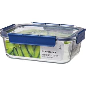 Lockn Lock Ll Top Class Fırın & Saklama Kabı Dörtgen Kilitli 2.0 Lt Mavi