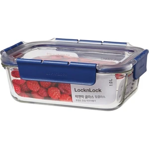 LocknLock Top Class Fırın & Saklama Kabı Dörtgen Kilitli 1.0 lt Mavi