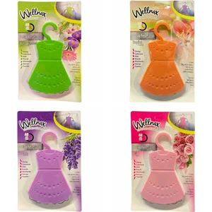 Wellnax Breeze Refresh Dolap ve Gardırop Ferahlatıcısı Karışık Seri - Elbise Dolabı Kokusu- Dolap ve Çekmece Koku Kesesi X4