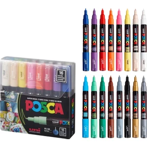 Posca PC-1M Marker Kalem Seti 16 Renk
