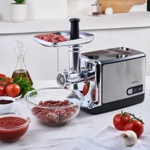 Inox Kıyma Makinesi 1201 (Salça Sucuk Sosis ve Içli Köfte Aparatlı)