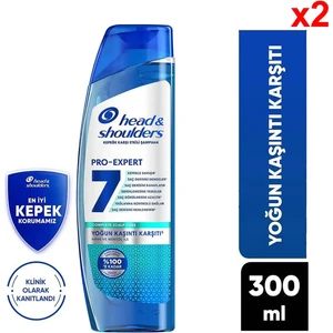 Pro Expert 7 Nane ve Mentol Ile Yoğun Kasinti Karşıtı Şampuan 300 ml 2 Adet