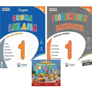 Üçgen Yayıncılık 1. Sınıf Türkçe Okuma Anlama + Problemlerle Matematik