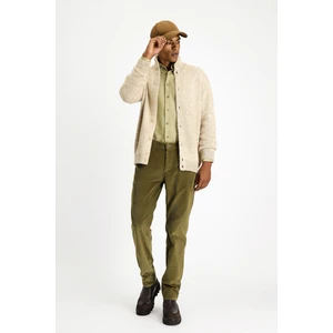 Desenli Yünlü Triko Hırka