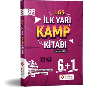 Sonuç Yayınları 8. Sınıf LGS İlk Yarı Kamp Kitabı