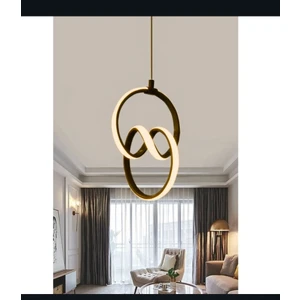 Emily Modern Sarkıt Power LED Avize Gün Işığı - Siyah Kasa