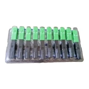 Fiber Optik Fast Connector Yeşil 10 Adetli Paket Sc/apc (Fiber Konnektör)