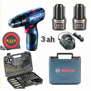 Gsb 120 Li Darbeli Vidalama (3 Ah Çift Batarya) + Bosch 103 Parça Uç ve Aksesuar Seti
