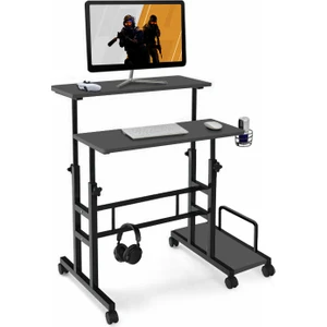 Ryan Oyuncu Masası - 80 x 60 Antrasit