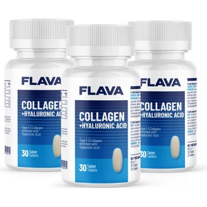 Collagen+Hyaluronic Acid - 30 Tablet x 3 Adet