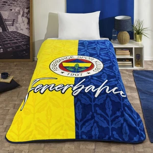 Taraftar Lisanslı Tek Kişilik Battaniye (160X220)-FENERBAHÇE Klasik