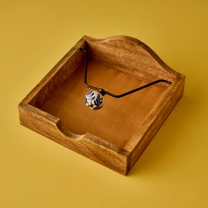 Bella Maison Noir Peçetelik Mavi (19x18,5x7,5 cm)