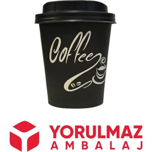 Bencup 200 cc 8 Oz Kapaklı Karton Bardak 25 Li