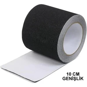 Siyah Merdiven ve Zemin Kaydırmaz Kaymaz Bant 10 cm x 5metre