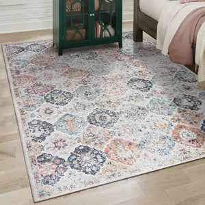 Dijital Baskı Şönil Dokuma Taban Halı Yıkanabilir Kilim Yolluk Salon Halısı