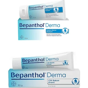 Derma Onarıcı Bakım Merhemi 50 gr + Bepanthol Derma Cilt Bakım Kremi 30 gr