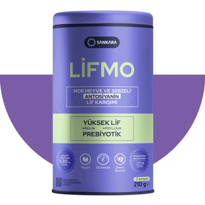 Lifmo Mor Meyve ve Sebzeli Antosiyanin Lif Karışımı 210 gr