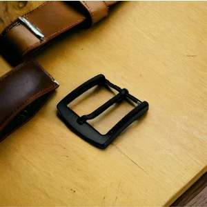 Kemer Tokası 4,5 cm Siyah Boyalı 1 Adet  (Leathercraft, Deri Hobi)