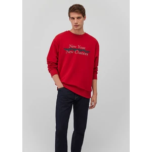 Yılbaşı Temalı Kırmızı Sweatshirt 0S10297-86417