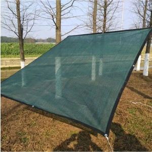 Gölgeleme Tülü – 40LIK Gölgelik File – Siyah Şeritli Halkalı - 1 Metre x 1 Metre