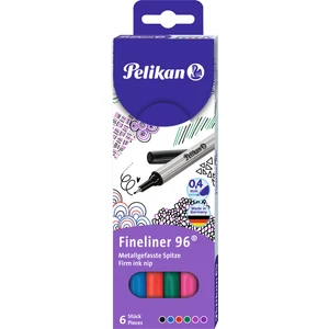 Fineliner 6lı Karışık Renk Kutu