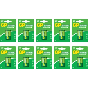 Gp Batteries Greencell 1604G 9V 10 Adet Pil