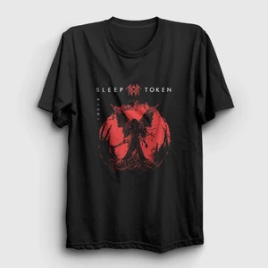 Siyah Grim Reaper Müzik Sleep Token T-Shirt