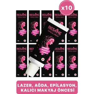 Topikal Epilasyon Öncesi Topikal Krem 10 Ml  10 Adet