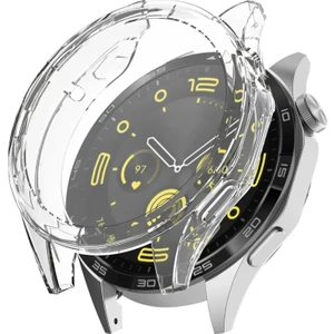 Huawei Watch Gt5 46MM Için Silikon Bumper Kılıf Full Kaplama Yumuşak Lazer Kesim Klılıf