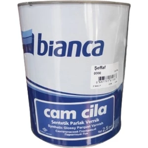 Cam Cila Sentetik Parlak Parke Verniği Şeffaf 2.5 Lt