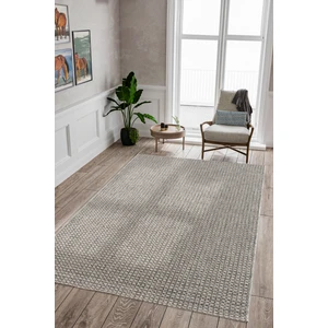 Sere Serpe Bombay 667 Hasır Dokulu Antibakteriyel Kolay Temizlenen Jut Görünümlü Sisal Halı Gri