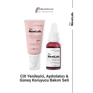 The NewLab. Cilt Yenileyici, Aydınlatıcı ve Güneş Koruyucu Bakım Seti