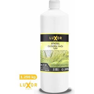 Luxor Kimya Bitkisel %99 Gliserin Yağı 1,250 Lt