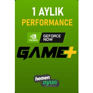 Geforce Now Game+ Plus 1 Aylık Üyelik