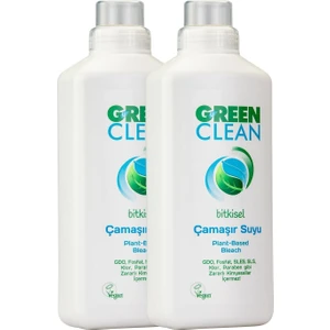 U Green Clean Bitkisel Çamaşır Suyu 1 Lt 2' Li Set