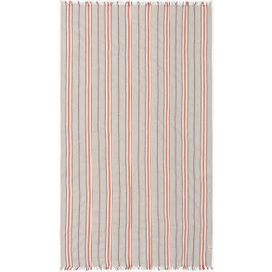 Striped Linen Keten Peştamal Spice 90 x 190 - Keseli