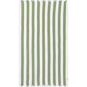 Striped Gauze Pamuk Peştamal Yeşil 90 x 175