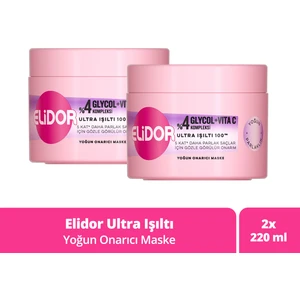 Yoğun Onarıcı Maske Ultra Işıltı Yoğun Parlaklık 220 ml X2