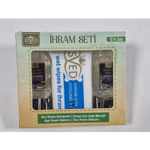 Ihram Hijyen Seti 5 Parça ,ihram Sabunu, Ihram Şampuanı (Hac ve Umre Ibadetleri Için Uygundur)