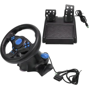 EY_6103 Titreşimli 4in1 PC/XBOX360/PS3/PS2 USB Oyuncu Bilgisayar Oyun Direksiyon Seti Tak/çalıştır