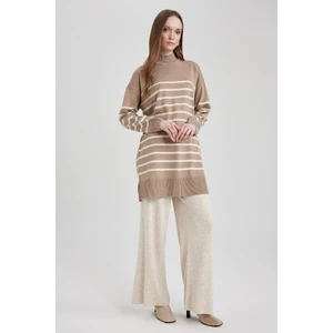 Relax Fit Triko Pantolon Basic Düz Beli Lastikli Geniş Paça V0088AZ23AU