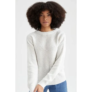 Regular Fit Basic Uzun Kollu Selanik Örgülü Kazak H6905AZ22AU