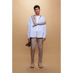 Jogger Pantolon Cepli Basic Düz Modal Dar Paça B2155AX23AU