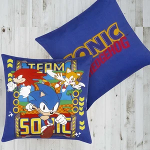 Sonıc Classıc Yeni Sezon Lisanslı Çift Yüzü Desenli Kırlent ( 1 Adet 40  x  40  cm  )