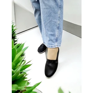 Gökçe Kundura Kadın Tokalı Çiçek Baskılı Kaydırmaz Taban Ev ve Dışarı Babeti