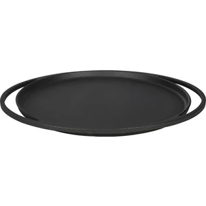 Döküm Yuvarlak Pizza Krep Pankek Tavası Çap(Ø) 28 Cm Döküm Demir Yekpare Çift Kulplu