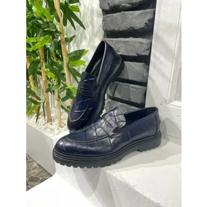 Eva Taban  Kroko Deri Casual Ayakkabı