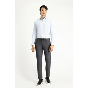 Regular Fit Beli Lastikli İpli Likralı Pantolon