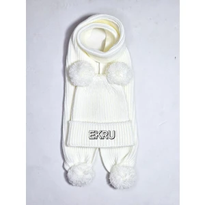 Kız&erkek Selanik Örgü Ponponlu Atkı Bere Takımı 1-5 Yaş